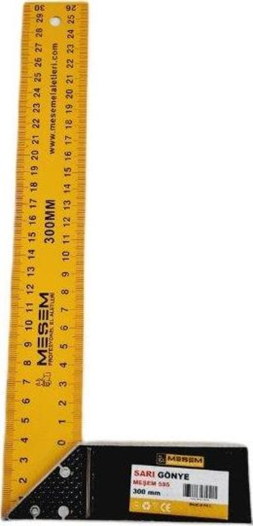 Marangoz Gönye Sari 30 Cm Meşem