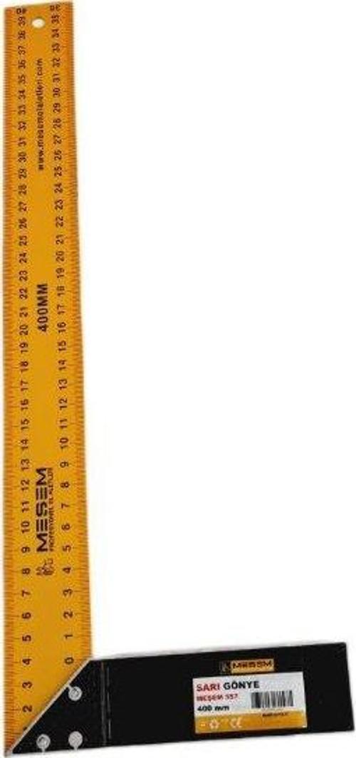Marangoz Gönye Sari 40 Cm Mesem