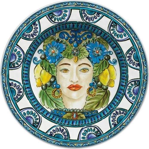 Sicily Melamin Yemek Tabağı Çok Renkli