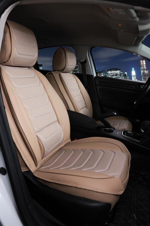 Opel Combo Cargo 2+1 Parçalı Lüx Deri Oto Koltuk Kılıfı Ön Arka Takım Eagle BEJ