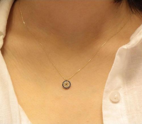 Nazar Boncuklu Hayalet Kolye