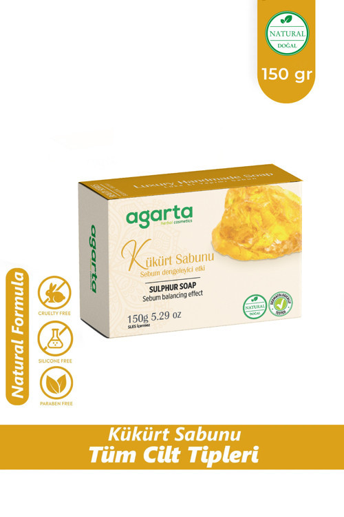 Leke Ve Kaşıntılar Için Bitkisel Kükürt Sabunu 150 Gr