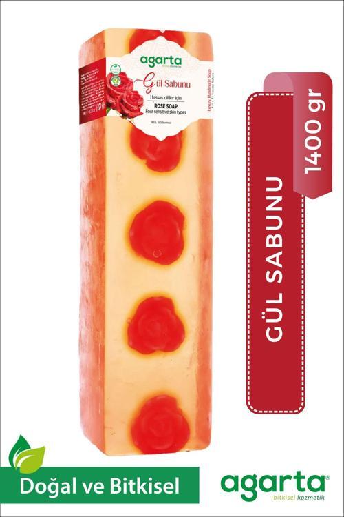 El Yapımı Doğal Gül Sabunu 1400 Gr |