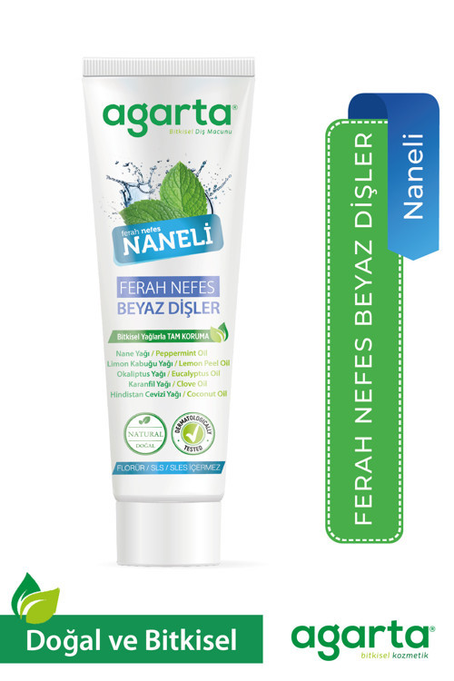 Doğal Yoğun Naneli Florürsüz Ferah Nefes Diş Macunu 100 Ml