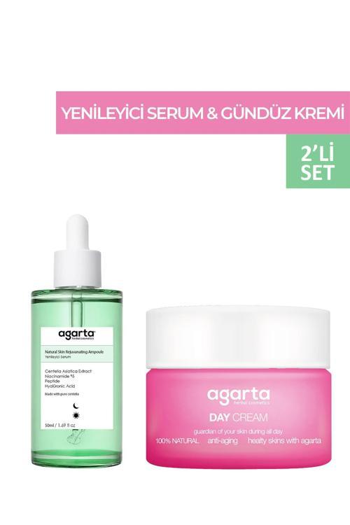 2'Li Gündüz Bakım Seti Yenileyici Serum 50 Ml & Gündüz Kremi 50 Ml