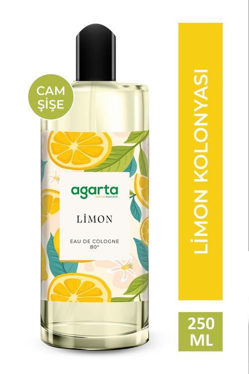 Cam Şişe 80 Derece Limon Kolonyası 250 Ml