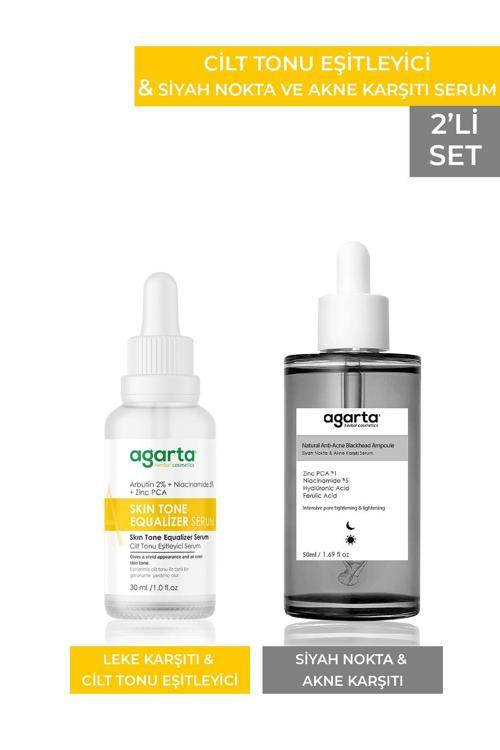 2'Li Set Cilt Tonu Eşitleyici Serum 30 Ml & Siyah Nokta Ve  Karşıtı Serum 50 Ml