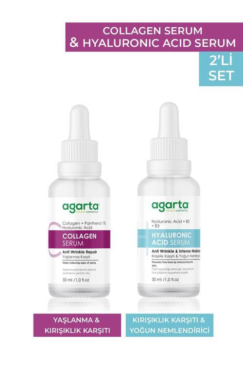 Kuru Ciltlere Özel Canlandırıcı Ve Sıkılaştırıcı Bakım Seti (Collagen + Hyaluronıc)