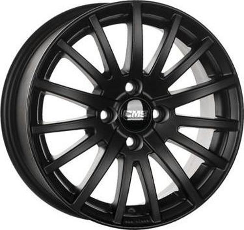-465-09 6.5x15" -4x108 ET38 67.2 Complete Matt Black Jant (4 Adet)