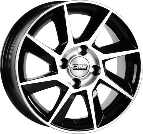 -831-06 6.0x14" -4x108 ET35 65.1 Diamond Black Gloss Jant (4 Adet)