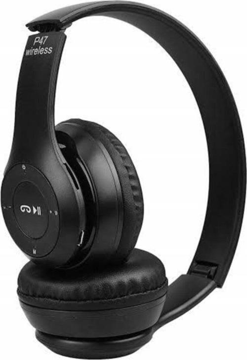 Siyah P47 Wireless 5.0 Edr Bluetooth Kablosuz Kulaklık P47 Yok 2 Yıl 5.0 Yok