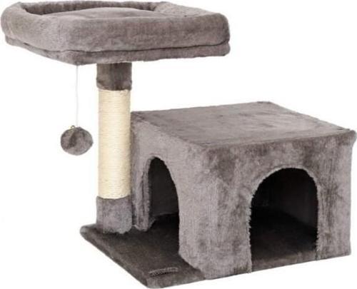 Pet Komfor Stepli Yuvalı Kedi Tırmalaması Antrasit