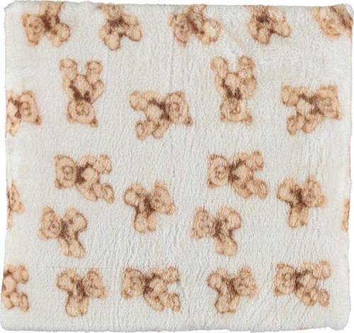 PELUŞ BEBEK BATTANİYESİ  AYICIK DESENLİ BEBE BATTANİYE