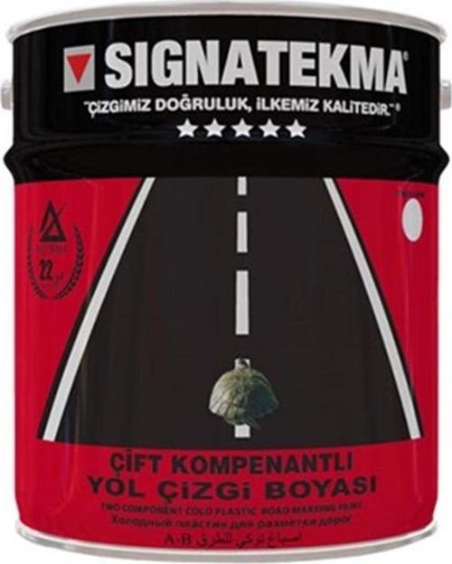 MF 21 Serme Çift Kompenantlı Yol Çizgi Boyası, Şerit Boyası 25 kg Beyaz