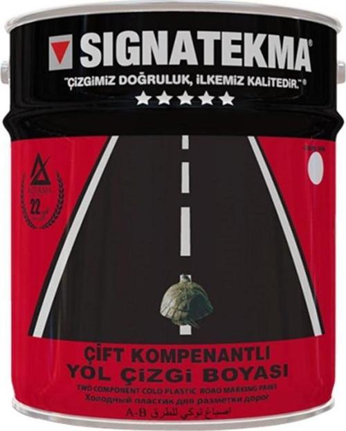 MF 21 Serme Çift Kompenantlı Yol Çizgi Boyası, Şerit Boyası 25 kg Sarı