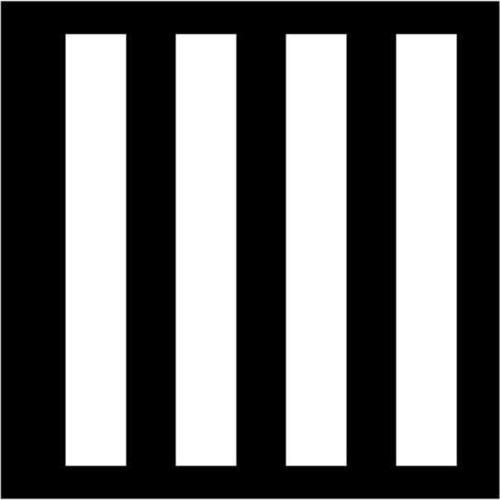 Boyama Şablonu Zebra Tarama Kompozit 100x100cm