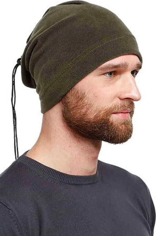 Polar Unisex İpli Bere ve Boyunluk Yeşil