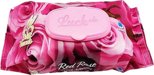Red Rose Islak Havlu Mendil 90 Adet Kapaklı Gül Kokulu
