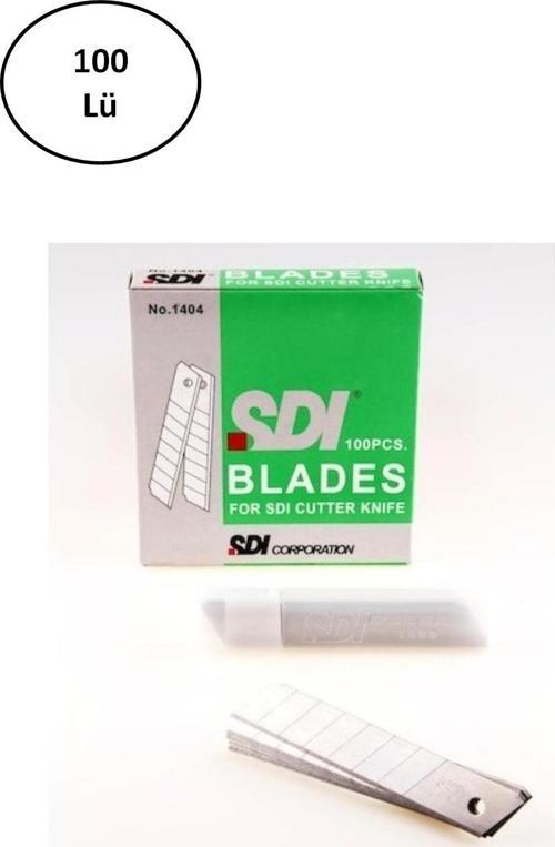 Esmo Sdi-1404 Geniş Maket Bıçağı Yedeği Paket 100 'Lü