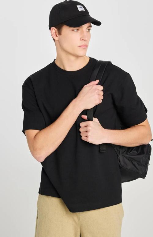 Relaxed Fit Dokulu Kumaşlı Erkek Tişört L2510271001