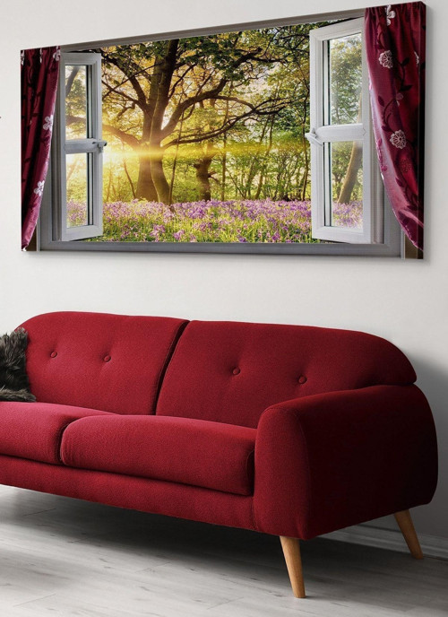 Doğaya Açılan Pencere Kanvas-Canvas Tablo