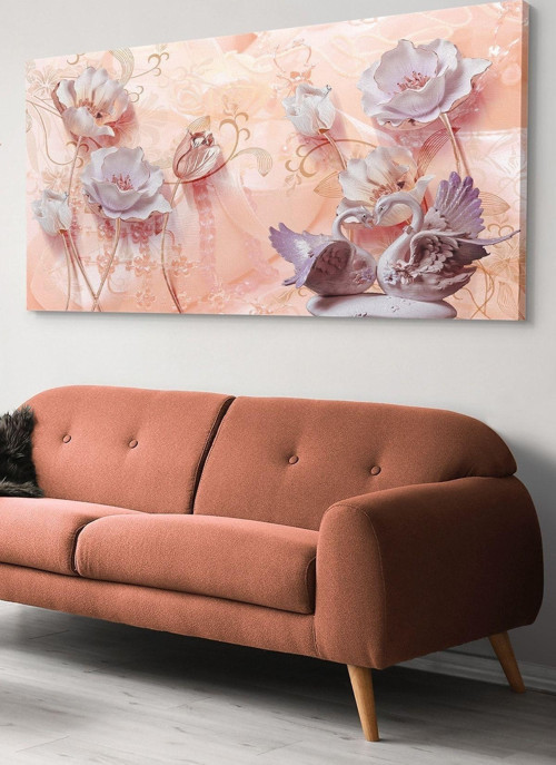 Kuğular Kanvas-Canvas Tablo