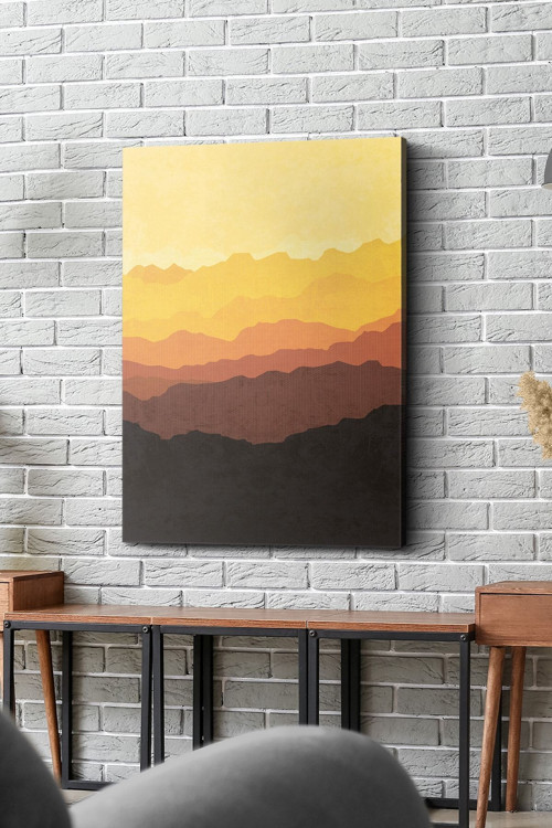 45X65 Cm Soyut Sanat Kanvas - Canvas Tablo