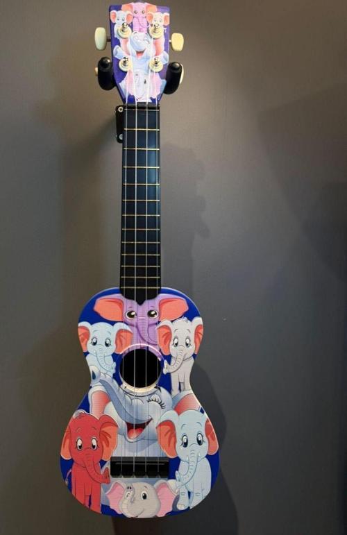 Xu-21 Soprano Ukulele Fil Desenli