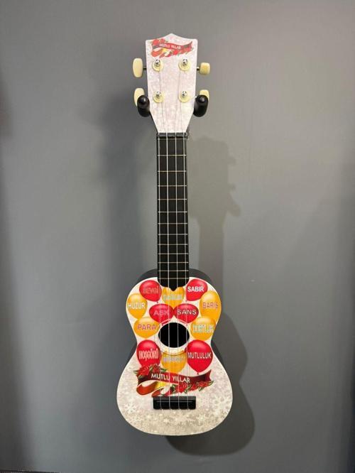Xu-21 Soprano Ukulele Yeniyıl Desenli