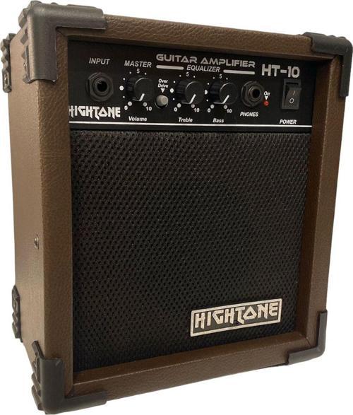 Kahverengi Hightone 10 Watt Elektro Gitar Combo Amfi Over Drive Kulaklık Çıkışı