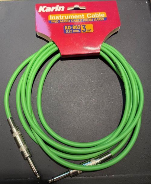 Ko-963 Enstrüman Kablosu 3 Metre Yeşil