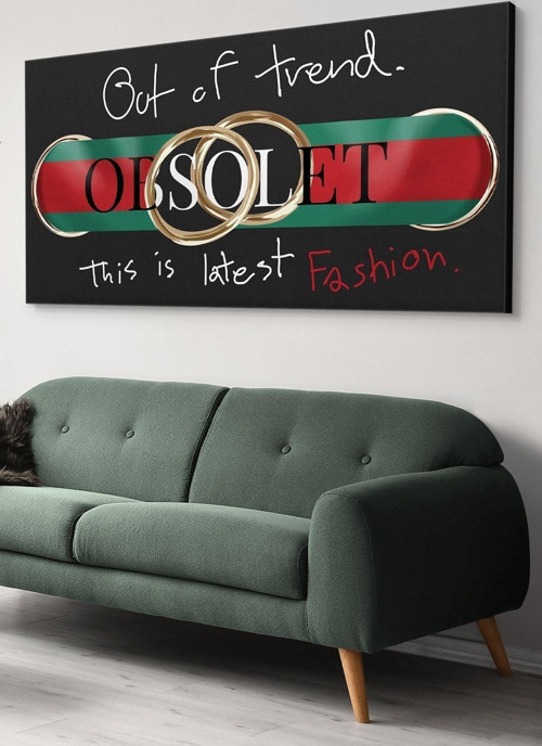 Obsolet Yazılı Kanvas-Canvas Tablo