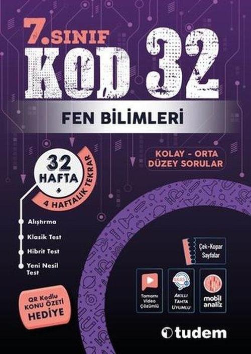 7. Sınıf Fen Bilimleri Kod 32