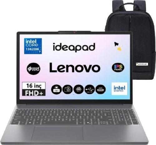 Ideapad Slim 3 16IRH10 Intel Core I7 13620H 16GB 512GB SSD IPS 300NITS Freedos 16`` Wuxga Aydınlatmalı Klavye Taşınabili
