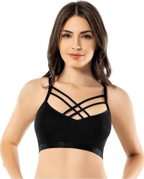 Kota Fursim Butik Kadın Siyah Büstiyer -6343 S-M