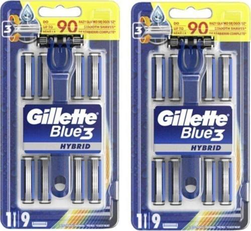 Blue3 Hybrid Tıraş Makinesi + Yedek Tıraş Bıçağı 9'lu X 2 Adet