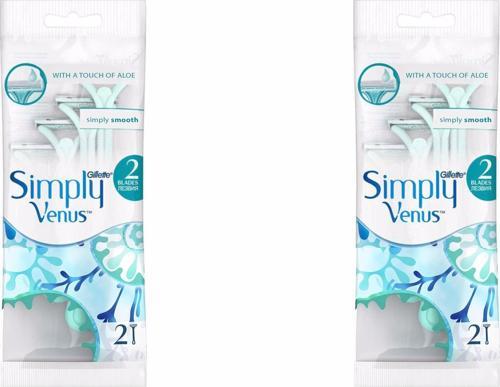 Venüs Simply 2 Kadın Tıraş Bıçağı 2'li-2 Paket