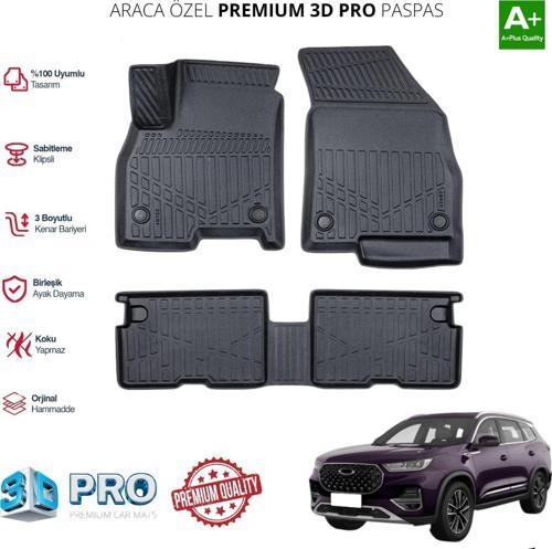 CHERY TİGGO 8 ARACA ÖZEL 3D PASPAS 2022 2023 2024 2025