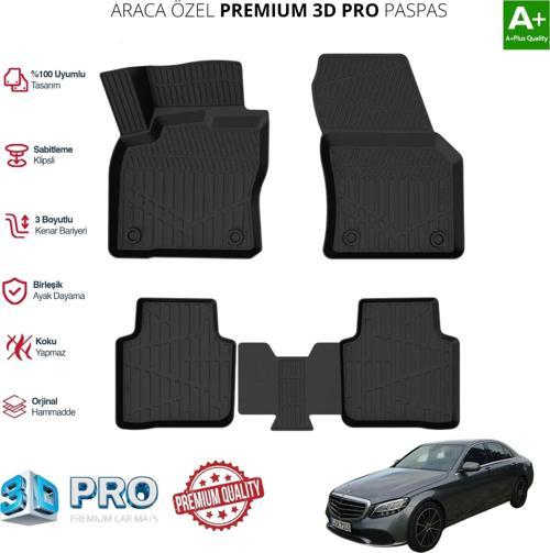 MERCEDES W205 ARACA ÖZEL 3D PASPAS 2014 2015 2016 2017 2018 2019 2020 2021