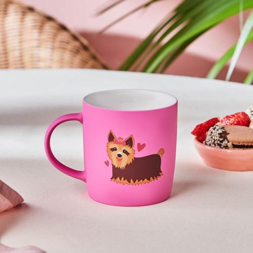 Soft Touch Animal Lady Mug 350 Ml