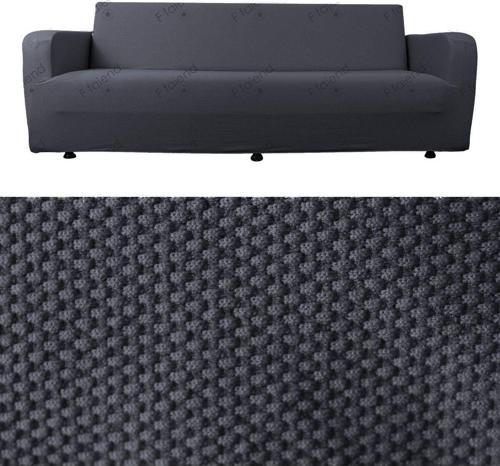 3 Kişilik Balpeteğı Desen Likralı Koltuk Örtüsü Cekyat Için Lastikli