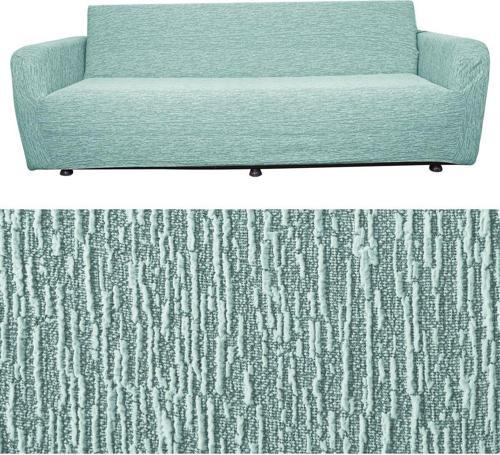 3 Kişilik Jakarlı Düz Desen Lastikli Koltuk Kılıfı Çekyat Koltuk Örtüsü Streç Esnek Kanepe Kılıfı