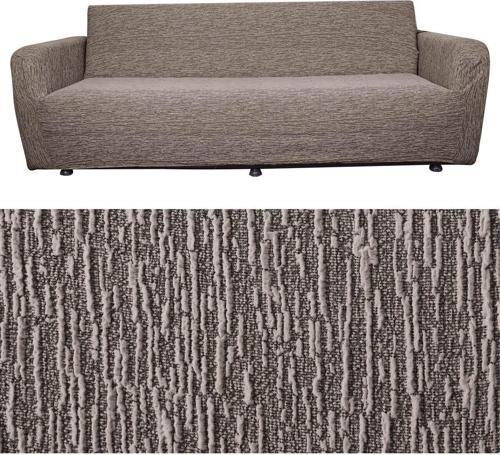 3 Kişilik Jakarlı Düz Desen Lastikli Koltuk Kılıfı Çekyat Koltuk Örtüsü Streç Esnek Kanepe Kılıfı