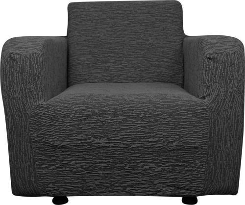 Jakarlı Düz Desen Tekli Koltuk Örtüsü Koltuk Kılıfı Streç Lastikli Esnek