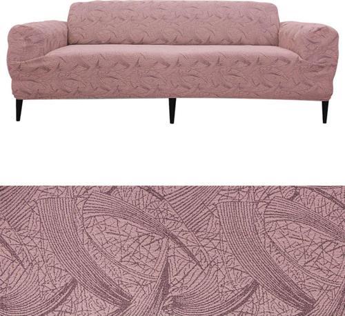 Jakarlı Sehra Desen 3 Kişilik Lastikli Koltuk Kılıfı Çekyat Koltuk Örtüsü Streç Esnek Kanepe Kılıfı