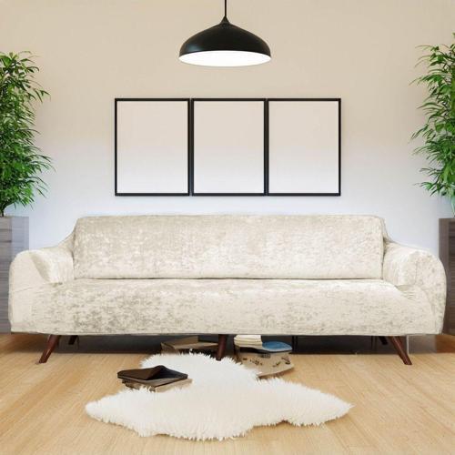 Kadife Lastikli 3 Kişilik Koltuk Örtüsü | Kanepe Kılıfı| Çekyat Örtüsü Kılıfı