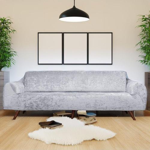 Kadife Lastikli 3 Kişilik Koltuk Örtüsü | Kanepe Kılıfı| Çekyat Örtüsü Kılıfı