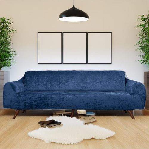 Kadife Lastikli 3 Kişilik Koltuk Örtüsü | Kanepe Kılıfı| Çekyat Örtüsü Kılıfı