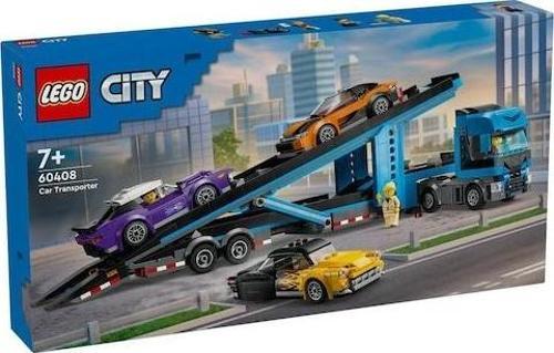City Spor Arabalı Araç Taşıma Kamyonu 60408 Lisanslı Ürün