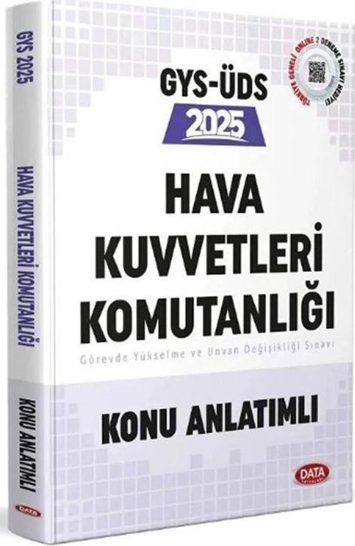Data Yayınları 2025 GYS ÜDS Hava Kuvvetleri Komutanlığı Konu Anlatımlı